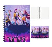 Notebook Stationery Kids Anime- A6 Writing School Supplies for Girls Boys Cute Smooth Paper Notebook for Study Party Bag Fillers Birthday Classroom Rewards Easter Christmas Back to School Gift Kids