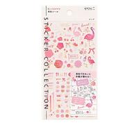 Notebook Sticker/Sticker Peel and Stick Single Color Sticker [Pink] 82558006