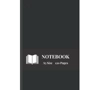 Notebook: Stylish Black Notebook For Home, School Or Office / Blank Lined Journal For Note Taking, Writing, Organising, Planning, Sketching And More