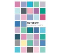 Notebook summer light palette: Ideal for a special person who likes style, fashion, trends and is interested in color and beauty types analysis.