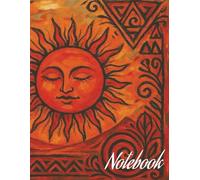 Notebook : Sun & Moon Journal - (8.5 x 11 inches) - 100 Pages - Boho Mystic Cover