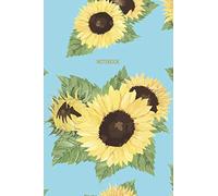 Notebook: Sunflower Notebook & Journal to Write In | Blank Lined Pages | Yellow Sunflowers Watercolor | Recycled Paper