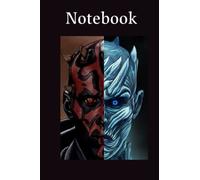 Notebook:SW/GOT- Darth Maul/Night King-blank paper-120 pages: 6*x9*Inch 120 pages glossy cover sketchbook