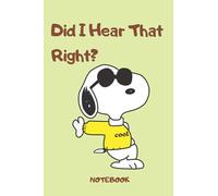 Notebook - The Dogs - Did I Hear That Right.: Notebook Planner - 6x9 inch Daily Planner Journal, To Do List Notebook, Daily Organizer, 114 Pages