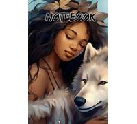 Notebook- The Girl and the Wolf: Bold&Easy-Coloring book