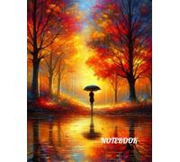 Notebook: The Magical Autumn:: Compozition: A Blank Lined Journal for Teens, Kids, Students, Gift