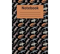 Notebook: Tokay Gecko Pattern, Reptiles Themed, NB0067