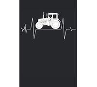 Notebook: Tractor ECG Notebook - Funny Lined Farmer Notebook - 120 lined pages to hold ideas, thoughts and memories |Dina5 |Gift for farmers and farmers friends for a birthday and Christmas