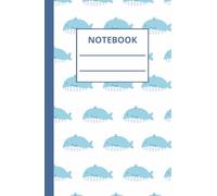 Notebook: Whale pattern, 5.5"x8.5", 200 page
