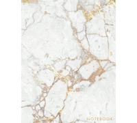 Notebook: White Marble with Rose Gold Inlay and Gold Lettering - Marble & Gold Journal | 150 College-ruled Pages | 8.5 x 11 - A4 Size (Marble and Gold ... - Journal, Notebook, Diary, Composition Book)