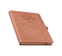 Notebook with Dots - Leather Diary with Hardcover and Thick Paper | Leather Diary - for Planning, Writing, Notes, Monitoring, School, Work, Office and Business