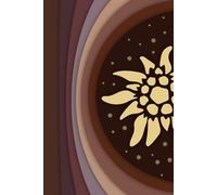Notebook with Edelweiss in Autumn Colors: The Colors of Nature in Perfect Harmony