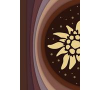 Notebook with Edelweiss in Autumn Colors: The Colors of Nature in Perfect Harmony