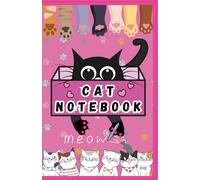 NOTEBOOK with Funny Cat's for Girls, Pink Notes for a Cat Lovers: A5 Diary for a Cat Lady, Lined Sketchbook