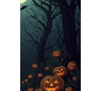 Notebook with Halloween themed cover: Lined Journal for any lovers of all things spooky, to record their thoughts, ideas and plans