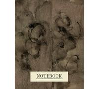 Notebook with Handmade Pattern Abstract Cover: 120 Pages, Large 8.5x11 in Lined, Beautiful Gift Jurnal for Writing Secrets and Dreams, Good for School and Everyday Notes