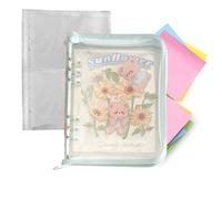 Notebook with Rings - Portable Organisational Folder A5 Office Collection | for Family, Teachers, School, Commuters, Home, Classroom, Travel and for Use Both in