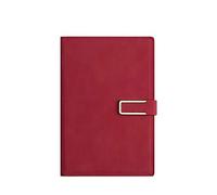 Notebooks Diary Journal,Notepad with Magnetic Buckle,Journal with Pen Loop Paper(Red,5.98 * 8.34 in)