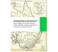 Notebooks & Journals, Australia (Bon Voyage! Travel Journal), Extra Large, Plain: Soft Cover (7 x 10)(Classic Notebook, Journal, Sketchbook, Diary, Composition Notebook)