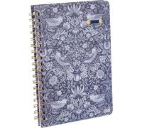 Notebooks (Multicoloured William Morris Strawberry Thief B5 Wiro)