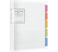 Notebooks Notebook Soft Light Classification Notebook Coil Detachable Shell(White,21.5 * 27cm)
