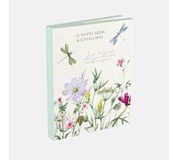 Notecard Wallet - Set of 12 Blank Notecards with Envelopes (126 x 176mm) - Greeting Cards in Wallet for Thank You Notes & Messages (Wild Harmony B)