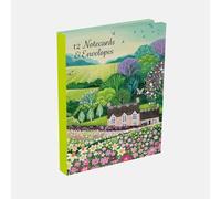 Notecard Wallet - Set of 12 Blank Notecards with Envelopes (126 x 176mm) - Greeting Cards in Wallet for Thank You Notes & Messages (Country Stroll A)
