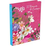Notecard Wallet - Set of 12 Blank Notecards with Envelopes (126 x 176mm) - Greeting Cards in Wallet for Thank You Notes & Messages (Radiance A)