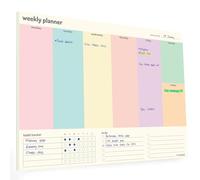 Noted A4 Weekly Planner Pad - Daily Columns, To Do List & Habit Tracker