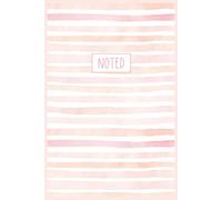Noted: Teacher Meeting Notes Notebook - Peach Watercolor