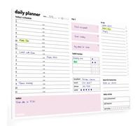 Noted Ultimate A4 Daily Planner Pad - Hourly Schedule, To Do List & Habits
