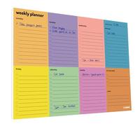 Noted Week Planner Pad A4 - Weekly To Do List, Daily Sections Home & Work | A4 weekly planner pad with a daily to do list for each day - do next week & notes box - 52 sheets, 100gsm, UK made
