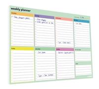 Noted Week Planner Pad A4 - Weekly To Do List, Daily Sections Home & Work | A4 weekly planner pad with a daily to do list for each day - do next week & notes box - 52 sheets, 100gsm, UK made