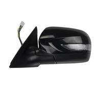 NOTEDI Outside Rearview Mirror for Subaru Forester 2011 2012 Complete Wing Mirrors Heated Turn Signal Electric Folding Outside Rear View Mirror,Left-Nero