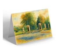 NOTELET - 1914-18 Memorial, Eureka Park, Swadlincote - Vintage Art Style