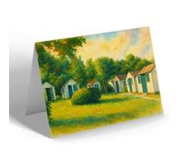 NOTELET - A Few Chalets, St Mary's Camp, Brixham - Vintage Art Style