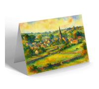 NOTELET - A General View Of Parwich - Vintage Art Style