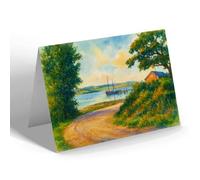 NOTELET - A Glimpse of River, Whippingham - Vintage Art Style