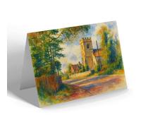 NOTELET - A Glimpse Of The Church, Swanbourne - Vintage Art Style