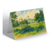 NOTELET - A Glimpse Of the Forest, near Blashford - Vintage Art Style