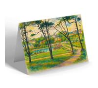 NOTELET - A Glimpse of the Park, Goodrington - Vintage Art Style