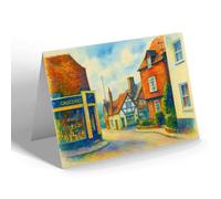NOTELET - A Glimpse of the Square, Petworth - Vintage Art Style