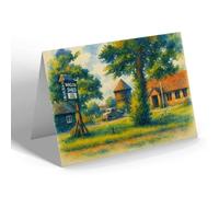 NOTELET - A Glimpse of the Wagon Shed, Horley (a) - Vintage Art Style