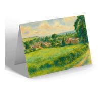 NOTELET - A Glimpse Of Upper Bourne End - Vintage Art Style