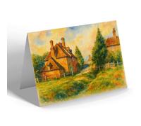 NOTELET - A Glimpse Of West Dean - Vintage Art Style