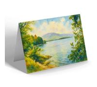 NOTELET - A Glimpse Up Loch Lomond - Vintage Art Style