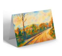 NOTELET - A Peep Into Duns - Vintage Art Style