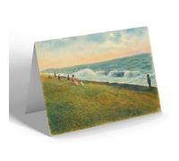 NOTELET - Abbotsbury. Chesil Beach - Vintage Art Style