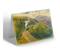 NOTELET - Aberystwyth. Near Devil's Bridge (a) - Vintage Art Style