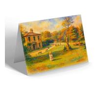 NOTELET - Accrington. The Museum, Oak Hill Park - Vintage Art Style